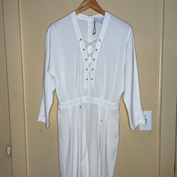 Derek Lam Lace-Up Jumpsuit - Picture 1 of 15